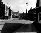 Clarke Street, Broomhall looking towards Upper Hanover Street (including Upper Hanover Street Post Office), William Street on right