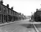 Clay Street, Attercliffe looking towards Attercliffe Common showing the junctions of Ebury Street and Brompton Road