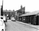No.1 82 Clifton Street, Attercliffe looking towards No. 415, My Fair Lady, hairdressers, and rear of No. 372 Attercliffe Common