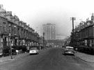 Club Garden Road, Sharrow looking towards Lansdowne Flats