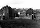 Clun Street, Burngreave from Earsham Street looking towards Ellesmere Road with Pye Bank High Rise Flats in the background Clun Street, Burngreave from Earsham Street looking towards Ellesmere Road with Pye Bank High Rise Flats in the background