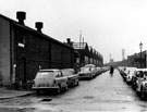 Corby Street, Attercliffe looking towards Norroy Street and Norroy Bridge, right