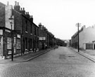 Nos. 79, 81 etc. Cottingham Street, Darnall looking towards Jessell Street showing C.E Clark's, service agent premises Nos. 79, 81 etc. Cottingham Street, Darnall looking towards Jessell Street showing C.E Clark's, service agent premises