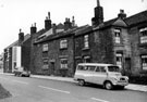 Nos. 16 - 20 Crookes, looking towards Nos. 22 - 24 The Old Original Grindstone public house (on corner of Coombe Road opposite Bute Street)