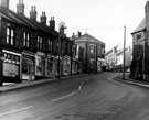 Crookes Valley Road looking towards Crookesmoor Road including No. 205 George W. Booth, ladies outfitters; No. 203 J.R. Davies, drug store; No. 201 J. Needham, fishmonger; No. 199 M. Gullick, ladies hairdresser, St. John's Methodist Church, right Crookes Valley Road looking towards Crookesmoor Road including No. 205 George W. Booth, ladies outfitters; No. 203 J.R. Davies, drug store; No. 201 J. Needham, fishmonger; No. 199 M. Gullick, ladies hairdresser, St. John's Methodist Church, right
