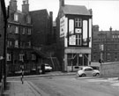 View: s14688 Cross Burgess Street from Burgess Street looking towards rear of former Athol Hotel