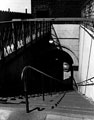 Victoria railway station showing steps down to The Wicker