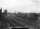 Broughton Lane Station looking towards Broughton Lane Bridge, Great Central Railway pre 1923