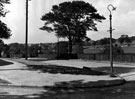 Crowder Road, Longley Estate at the junction with Everingham Road after the removal of the wall, Longley park (right)