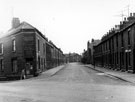 Cuthbert Bank Road, Hillsborough looking towards Cuthbert Bank Terrace from junction of Bamforth Street 