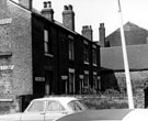Nos. 4-1 Deakin Square taken from Brinsworth Street looking towards Attercliffe Wesleyan Reform Church and Sunday School