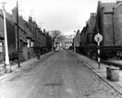 Dearne Street, Brightside looking towards Stupton Road with Brightside Wesleyan Chapel on the right