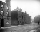 Nos. 2 - 10 Denby Street (formerly New Thomas Street) looking towards Bramall Lane, No 10, Sportsman's Inn on left