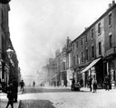 View: s14891 Division Street from Carver Street, 1900-1910, No. 50 Yorkshire Stingo public house on corner of Rockingham Lane