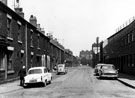 Don Road, Brightside looking towards Sanderson Brothers and Newbould Ltd., Attercliffe Steel Works with the Standard Piston Ring and Engineering Co., Premier Works (right)