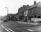 Dykes Lane, Hillsborough from Ellenbro Road looking towards Norris Road, including No. 128 Dykes Lane, Thomas Anderson, hairdresser, No 130, Don Valley Cleaners