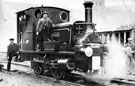 Steam Locomotive 'French' used in construction of Derwent Valley waterworks 	
