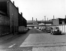 East Coast Road, Attercliffe looking towards the River Don showing Chantry Steel and Crank Works (left)