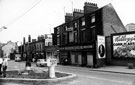 Ecclesall Road at junction of Hanover Street, including Nos. 77 - 79 Tom Poyser, fishing tackle dealer