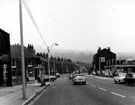Ecclesall Road at junction of (left) Greystones Road and (right) No. 845 Greystones filling and service station
