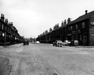 Edmund Road at junction of Clough Bank and Cherry Street showing (right) Gepsco (Factors) Ltd., garage equipment dealers, No. 213 Edmund Road, 