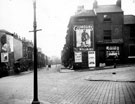 Looking down Edward Street at the junction of Siddall Street and Beet Street, Netherthorpe 1935-1940