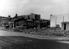 Demolition of properties, Egerton Street looking towards Viners Ltd. Demolition of properties, Egerton Street looking towards Viners Ltd.