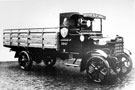 British Petroleum Co. Ltd.'s early type of wagon for carting petrol cans