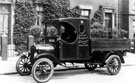 Delivery lorry, belonging to Charles W. Saxby, coal merchant and haulage contractor of No. 64 Mount Pleasant Road, photographed on Alderson Road