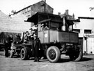 Sentinel steam lorry belonging to Yorkshire Electricity Board