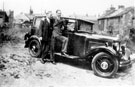 James Hall and son James K. Hall with 1930 Morris Oxford 6