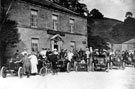 Sheffield and District Motor Club at Ashopton Inn before the construction of Ladybower Reservoir. Group includes W262 which is a Cavendish built by Sheffield Motor Company