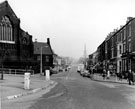 Ellesmere Road at the junction with Burngreave Road, showing Wicker Congregational Church Ellesmere Road at the junction with Burngreave Road, showing Wicker Congregational Church