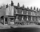John Grocock, fruitier, No. 17 and terraced housing, Ellesmere Road, Burngreave at the junction with Clun Road 	