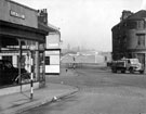 Ellin Street looking towards Hereford Street, Porter Street and works belonging to Baldwin and Francis Ltd.