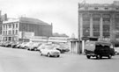 Exchange Street from Blonk Street, 1960-1965. W.H. Smith and Son Ltd., booksellers, Hambleden House, right, No. 39 Brightside and Carbrook (Sheffield) Co-operative Society in background Exchange Street from Blonk Street, 1960-1965. W.H. Smith and Son Ltd., booksellers, Hambleden House, right, No. 39 Brightside and Carbrook (Sheffield) Co-operative Society in background