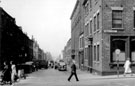 View: s15513 Eyre Street from junction of Howard Street, No. 20 Stower and Wragg Ltd., silversmiths (on corner)