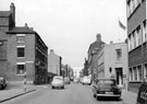 Eyre Street at junction of Matilda Street, before alterations, looking towards Central Library