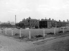 Eyre Street from site of demolished Walker and Hall Ltd., premises include No 15, F. Barratt and Sons Ltd., Wholesale Drapers