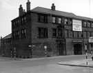 Eyre Street (right) and junction of Furnival Street (left), A. Blyde and Co. Ltd., steel manufacturers, Wallace Steel Works