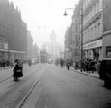 View: s15564 Fargate looking towards Kemsley House (Star and Telegraph offices), including Nos. 27 - 29 Marks and Spencer Ltd., right