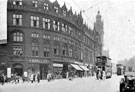 Fargate at Norfolk Row, Carmel House including, No. 49 Y.M.C.A., No. 51 Spalls Ltd., fancy repository, Nos. 53 - 55 George Charles Dean, tailor, c.1915-1925 