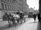 View: s15694 Horse drawn carriage, Norfolk Street, Mappin Buildings including Edison Swan Electric Co. Ltd. in background