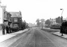 Far Lane, Hillsborough, looking towards junction of Dykes Hall Road, Dorothy Road on left