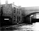 Fersfield Road, Atterciffe showing part of the Railway Viaduct