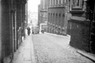 Figtree Lane looking towards New Street, Victoria Chambers, right (former Sheffield Hospital for Women)