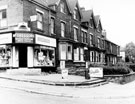 McGregor's corner shop (prop. S. and A. Cave) No. 93 Firth Park Road and housing between Idsworth Road and Bolsover Road