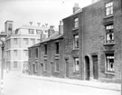Nos. 80 and 82 Forncett Street, Burngreave with Nos. 84, 86 etc. awaiting demolition showing the junction with Harleston Street and  Firth Brown Tools Ltd., registered office