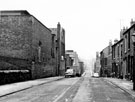 Forncett Street, Burngreave looking towards Harleston Street, Atlas Street etc., showing  Electricity Sub Station (extreme left)