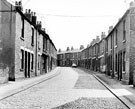 Nos. 7, 9 etc., (left) and Nos. 8, 10 etc., (right), Frank Place, Attercliffe taken from near the junction with Leigh Street